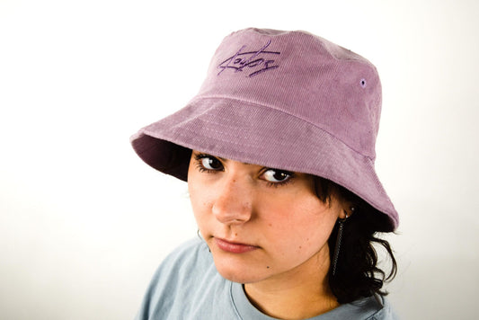 Lavender Corduroy Bucket Hat